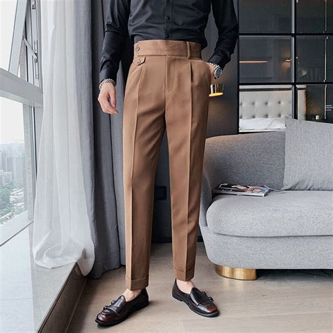 men's pleather pants|men's pleated pants in store.